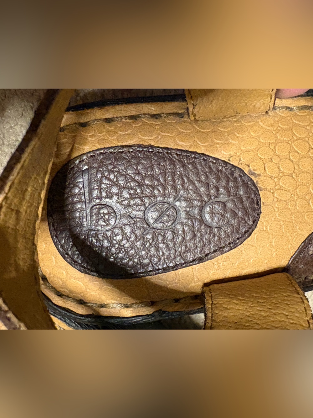Women’s 7 eu 38 Brown Leather Slingback Clog Sandals B.o.c. Boc born concept - Picture 6 of 9